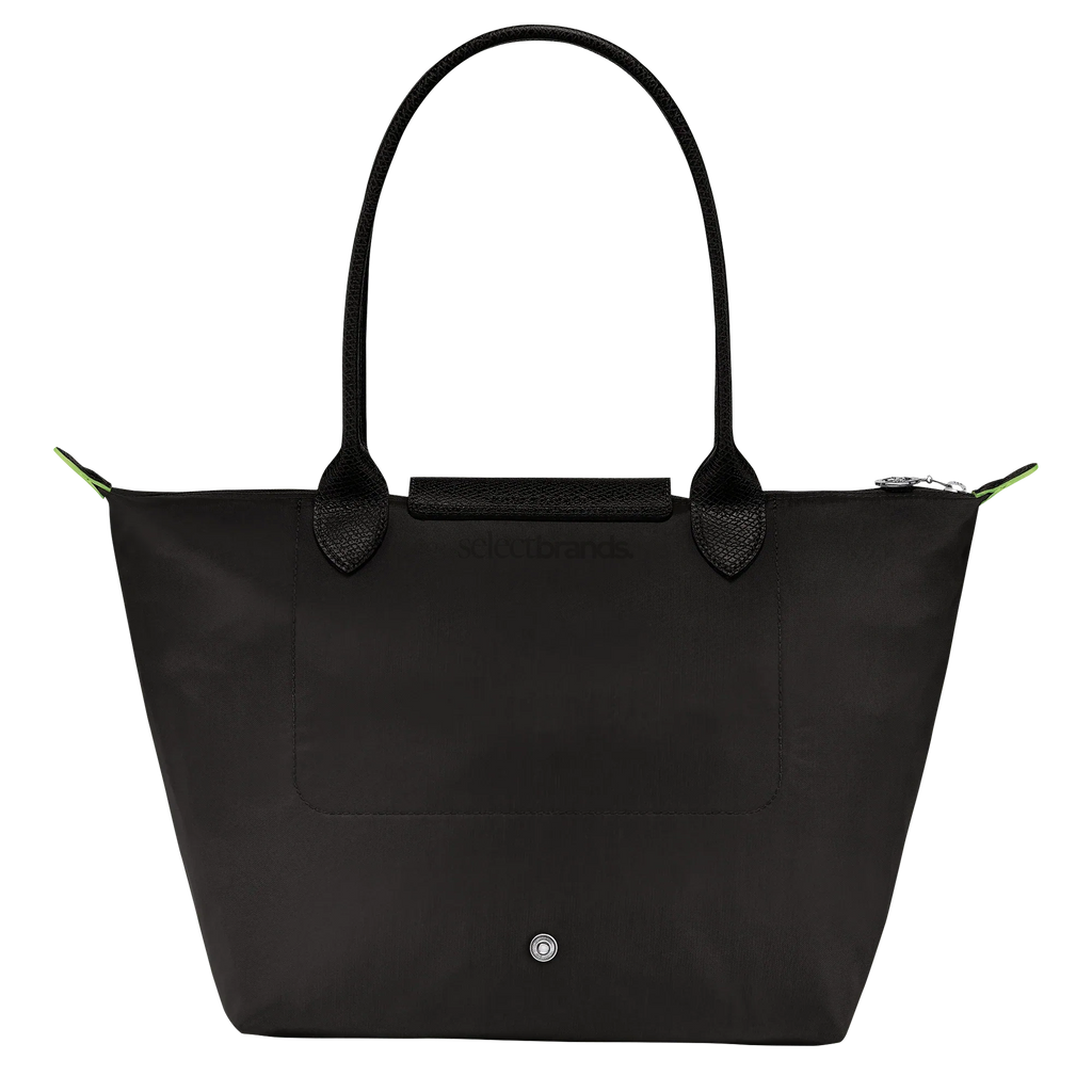 Le Pliage Green Medium Tote Bag – Black
