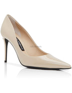 Vitello Lucido Pumps – Cream