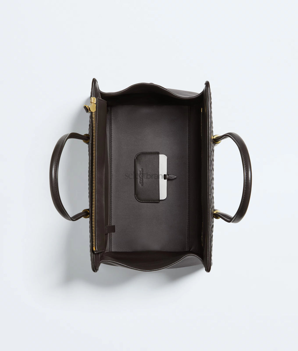Small Barbara Tote Bag  – Dark Brown