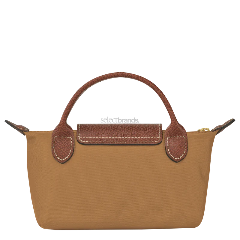 Le Pliage Original Mini Handbag – Caramel Beige (Crossbody)