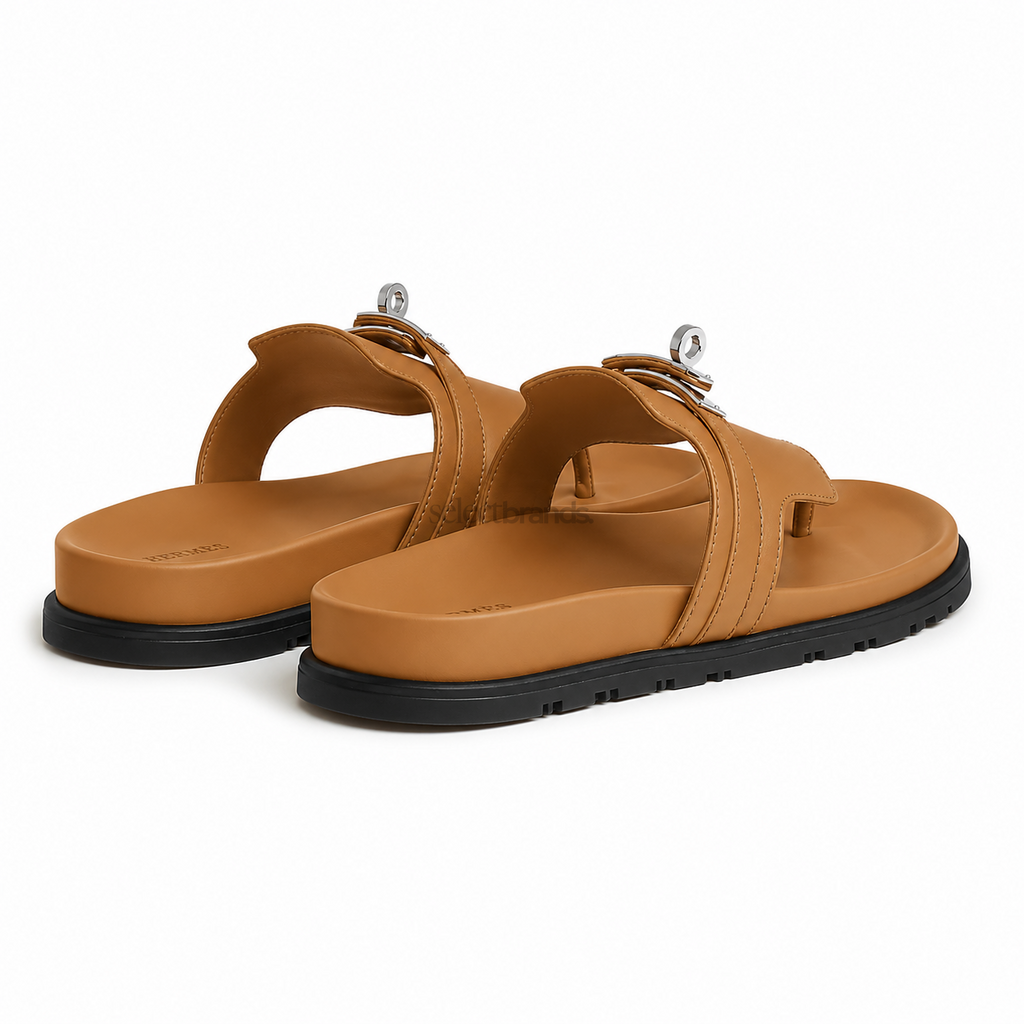 Empire Leather Slippers – Tan