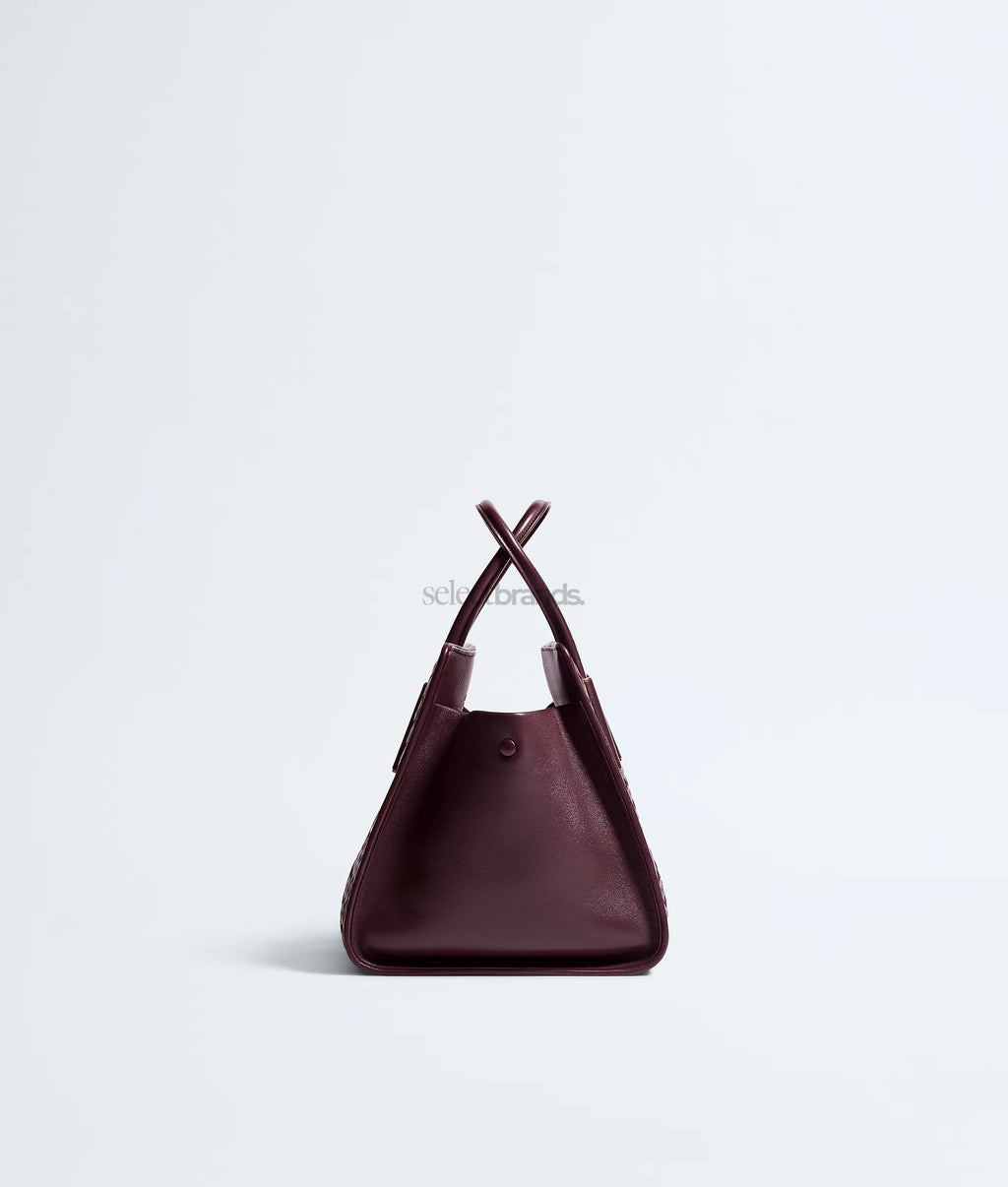 Small Barbara Tote Bag  – Burgundy