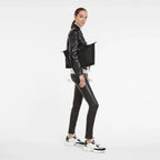 Le Pliage Green Medium Tote Bag – Black