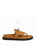 Empire Leather Slippers – Tan
