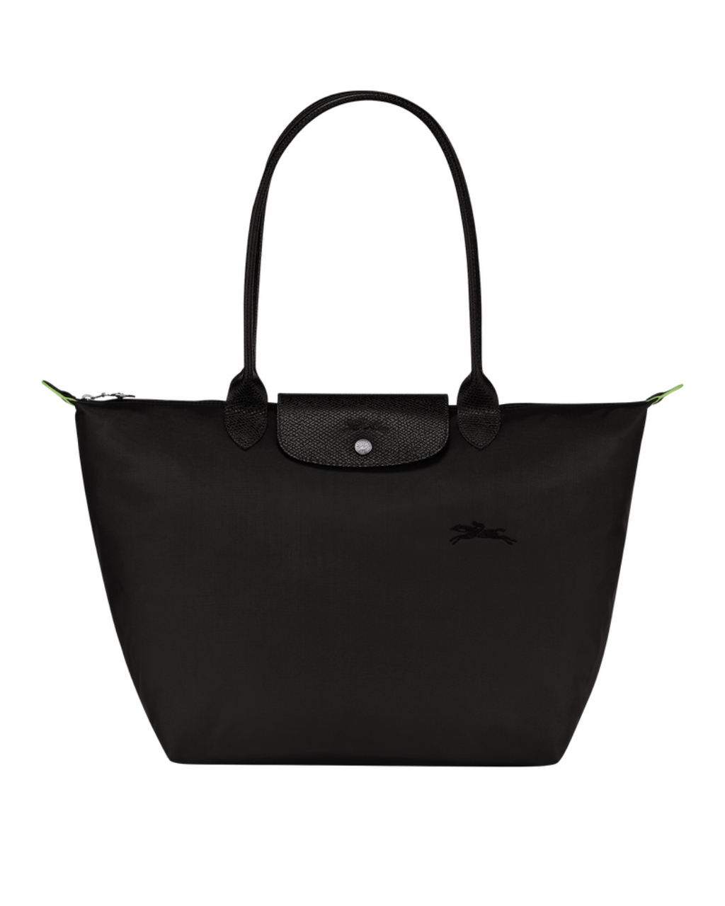 Le Pliage Green Large Tote Bag – Black