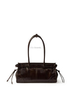 Bonnie Medium Leather Bag – Dark Brown