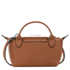 Le Pliage Xtra XS Mini Leather Top Handle Bag – Cognac