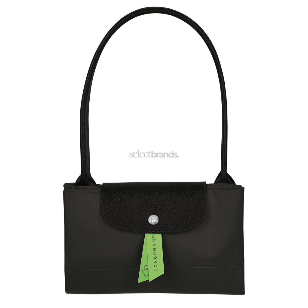 Le Pliage Green Large Tote Bag – Black