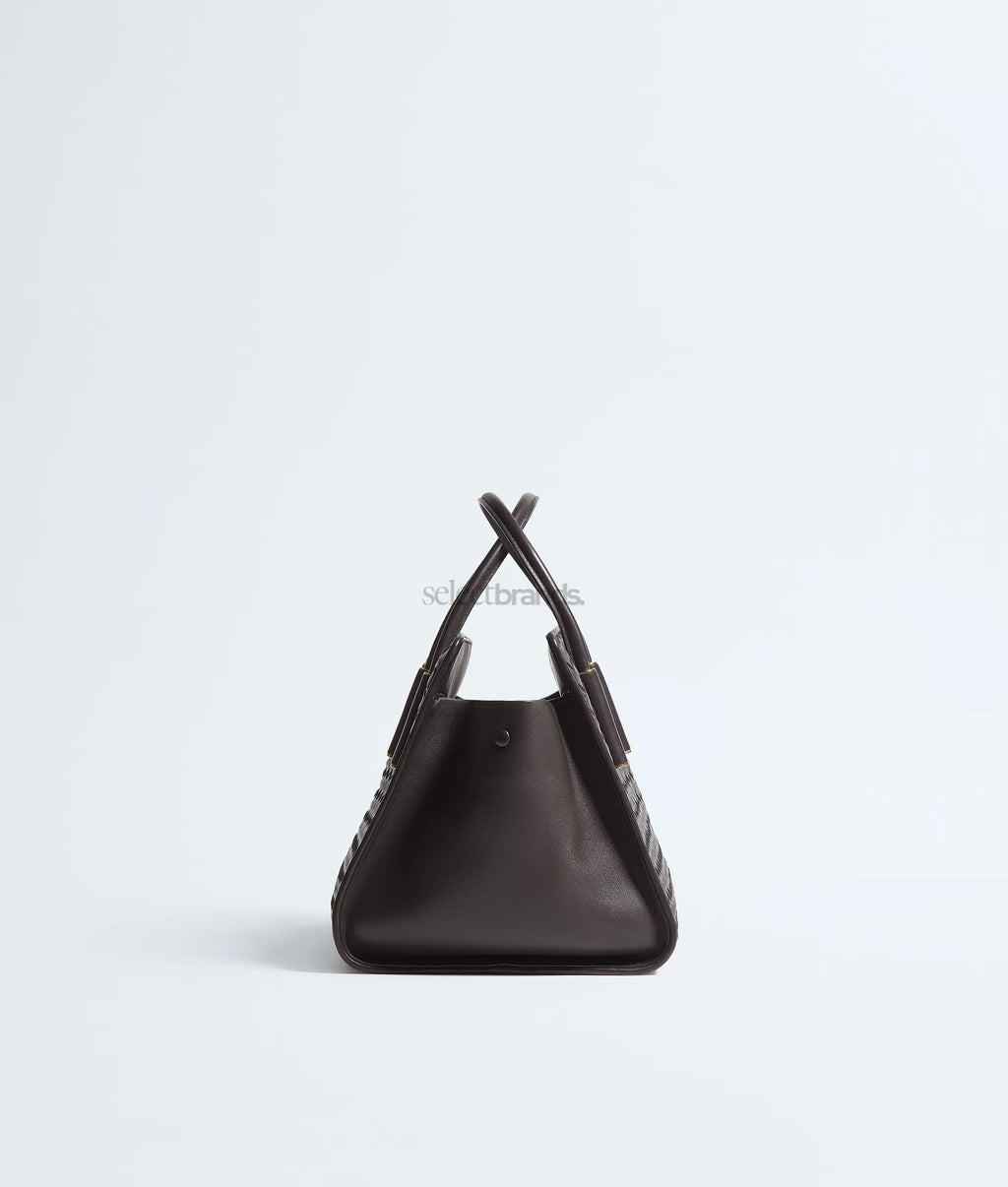 Small Barbara Tote Bag  – Dark Brown