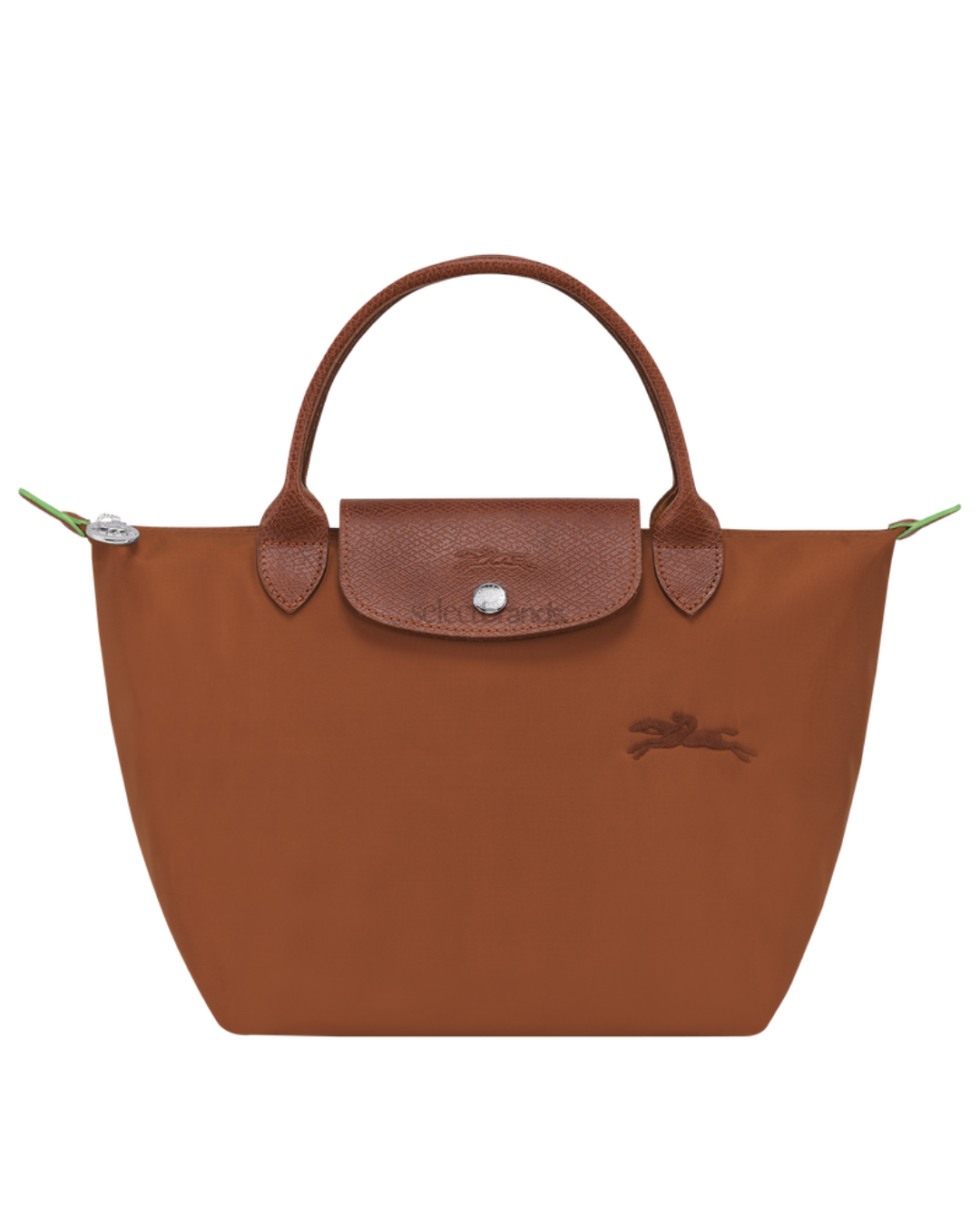 Le Pliage Green Handbag – Cognac