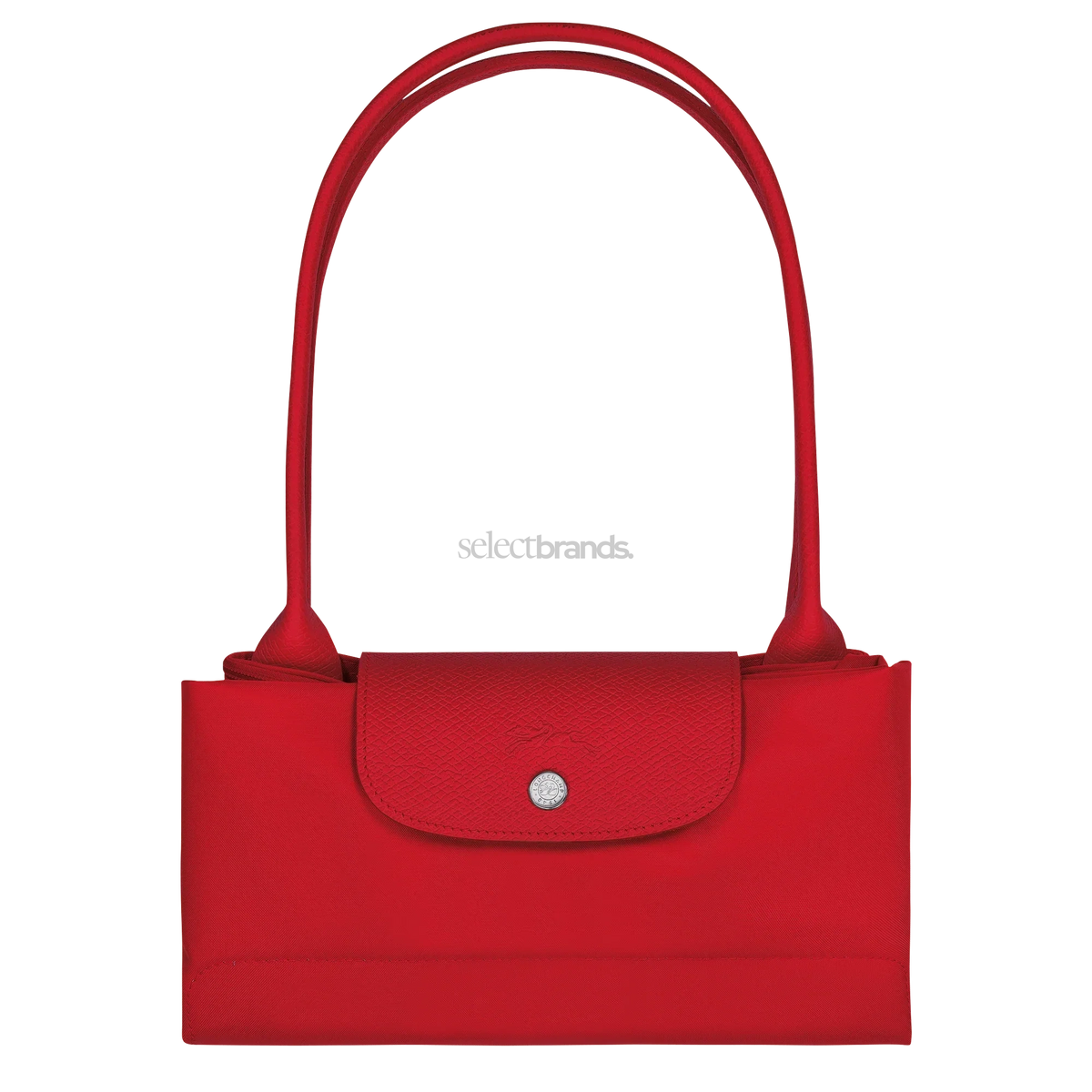 Le Pliage Green Large Tote Bag – Tomato Red