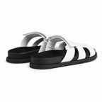 Chypre Leather Slippers – White