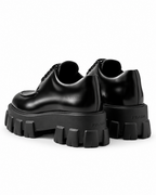 Monolith Brushed Leather Loafers – Black