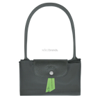 Le Pliage Green Medium Tote Bag – Graphite Gray