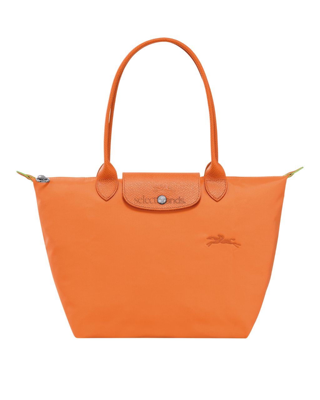 Le Pliage Green Medium Tote Bag – Orange