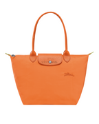 Le Pliage Green Medium Tote Bag – Orange